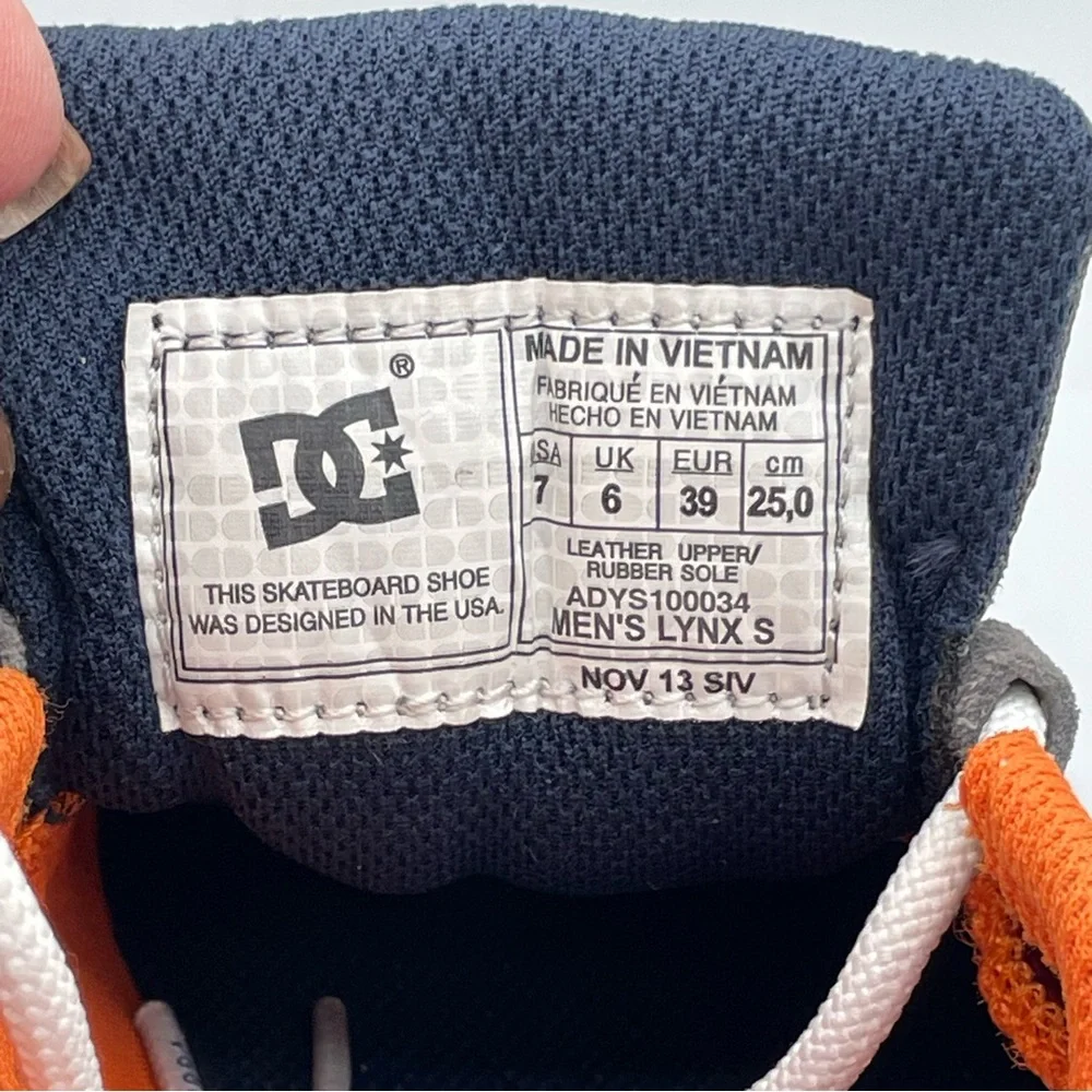 DC Shoes Lynx Zero Skate Shoes Skateboard‎ Size 7 Men’s Kalis